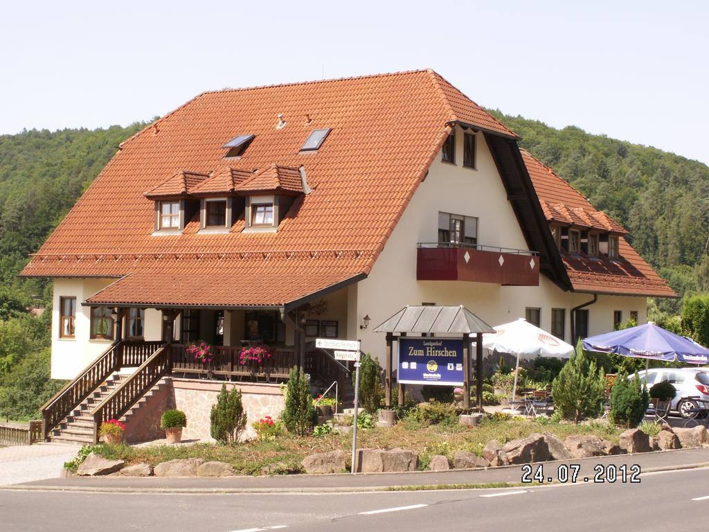 Landgasthof Zum Hirschen Hafenlohr Exterior photo